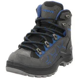 Lowa Kody Evo GTX Mid Junior (Veloursleder, wasserdicht) anthrazitgrau/blau Kinder