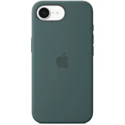 Apple iPhone 16e Silicone Case – Seegrün Handytasche