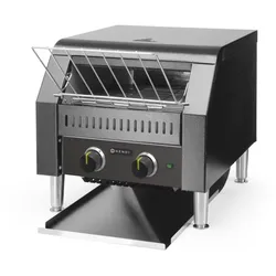 Hendi Durchlauf-Toaster in schwarz mit einstellbare Geschwindigkeit und 2240W