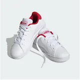 adidas Advantage Lifestyle Court Lace Shoes-Low (Non Football), FTWR White/FTWR White/Better Scarlet, 39 1/3 EU - 39 1/3 EU
