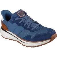 SKECHERS Slade-Cooper Herren Slip-Ons Memory Foam Air Cooled Blau 41
