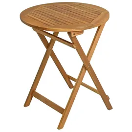 Estexo Balkontisch Klapptisch Ø 57 x 72,5 cm Braun