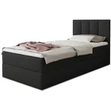 Sofnet Boxspringbett Star Mini mit Bettkasten, Bonell-Matratze und Topper - Einzelbett mit Matratzentopper, Polsterbett, Bett, Schlafzimmer, Betten, Boxspringbetten