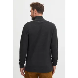 FQ1924 FQVillum Herren, Strickjacke Cardigan Feinstrick mit hochabschließendem Kragen, Größe:L, Farbe:Charcoal mix), (200278) | L