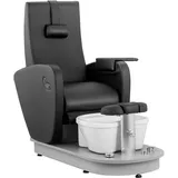 Physa Fußpflegestuhl elektrisch - mit Fußwanne - 115 W - 200 kg - schwarz PHYSA HAVANA BLACK