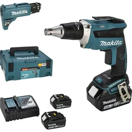 Makita DFS452TJX2 inkl. 2 x 5,0 Ah + Koffer