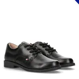 Tommy Hilfiger Lace-up Schuh mit glattem Finish, Samir, schwarz, 41