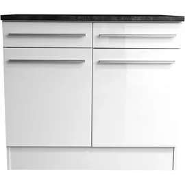 Stella Trading Unterschrank Jazz 100 x 90 x 60 cm Weiß