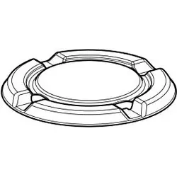 Geberit 244474001 für Bodenbeläge aus PVC