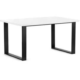 Konsimo Esstisch 80 x 77 x 77 cm weiß