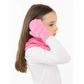 Zwillingsherz Kaschmir-Handschuhe in Pink