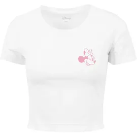 MERCHCODE Ladies Minnie Mouse Wink Tee - weiß, - M