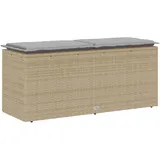 vidaXL Gartenbank 110 x 40 x 44 cm Beige