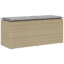vidaXL Gartenbank 110 x 40 x 44 cm Beige