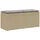 vidaXL Gartenbank 110 x 40 x 44 cm Beige