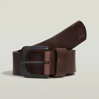 G-Star Zed Gürtel Dark Brown / Black Metal 95 cm