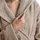 Möve Bademantel Superwuschel cashmere M