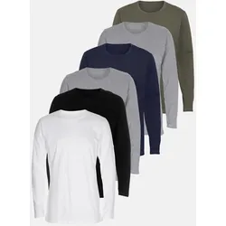 Basic Langarm T -Shirt - Paketangebot - Mann - TeeShoppen