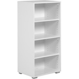 MID.YOU Regal, Weiß, - 46x96.5x33.5 cm, erweiterbar, Arbeitszimmer, Büroregale, Bücherregale