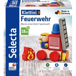 Selecta Stapelspielzeug Klettini® Holz Feuerwehr Klett-Stapelspielzeug 7 Teile 62077