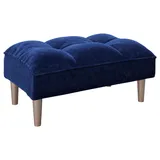 Playboy Hocker Scarlett Samt Blau