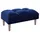 Playboy Hocker Scarlett Samt Blau