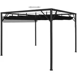 vidaXL Gartenpavillon 3 x 3 m anthrazit 47955