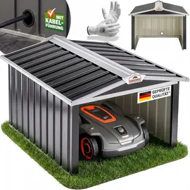 Gardebruk Mährobotergarage Satteldach Metall 86x100x63cm