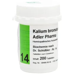 Biochemie Adler 14 Kalium bromatum D 12 200 St