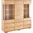 OTTO home Highboard OTTO HOME "Vetro,150cm breit,40 cm tief,Fronten Massivholz,9 Fächer", beige (kernbuche teilmassiv), B:150cm H:144,5cm T:40cm, Holz teilmassiv, Sideboards, Highboard, Kernbuche massiv, Holzwerkstoff, 3Türen,6 Schubladen, Griffmulden