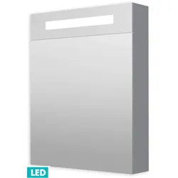 Naturel Iluxit Spiegelschrank mit Beleuchtung 60x75 cm GALZS60LED