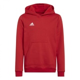 adidas Entrada 22 Hoodie Kinder Ent22 Hoody Y Sweatshirt, Team Power Red 2, 11-12 Jahre EU