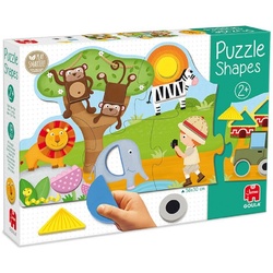 Goula Puzzle Goula 53439 Puzzle Shapes Safari, 13 Puzzleteile bunt