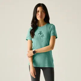 Regatta Fingal Stretch Funktionsshirt Grün 42