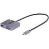 StarTech.com USB C Video Adapter, USB-C auf HDMI/VGA Multiport Adapter, 3,5mm Kopfhörer Klinke, 4K 60Hz HDR, 100W PD 3, TB 3/4 Kompatibel - USB-C zu VGA Reiseadapter (122-USBC-HDMI-4K-VGA)