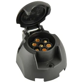 Unitec Steckdose 7-polig, Kunststoff, 12V 7 polig