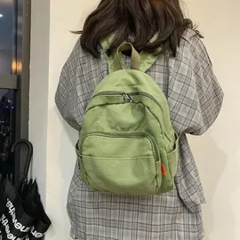 luxuskollektion Makukke Damen Rucksack Klein Canvas Grün