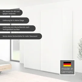 Rauch Schwebetürenschrank SCALE-TRIO 360 x 223 x 68 cm Beige/Weiß
