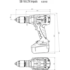 Metabo SB 18 LTX Impuls ohne Akku 602192840