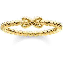 Thomas Sabo TR2320-413-39 Ring für Damen Kugeln mit Unendlichkeitszeichen, 52/16,6