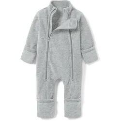 Tchibo - Baby-Fleece-Einteiler - Baby - Gr. 62/68 - grau