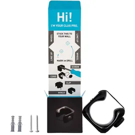 Hornit Clug Pro MTB Fahrrad-Wandhalterung L schwarz/grau