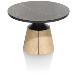 XOOON Carvio Couchtisch HPL mit onyxfarbenen Marmorlookdesign - Natur