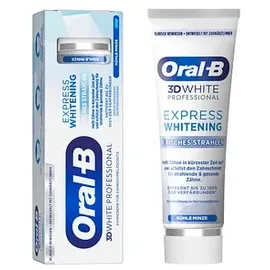 Oral-B 3D White Professional Express Whitening Zahnpasta Kühle Minze 75 ml