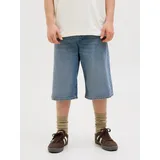 Jack & Jones Junior Jeansshorts 'Iron' in blau | Gr.: 164