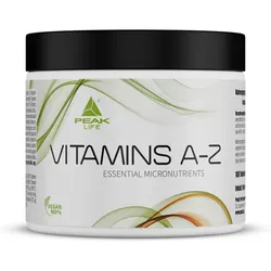 PEAK Vitamins A-Z - 180 Tabletten I 90 Portionen I Multivitamin Supplement zur Grundversorgung mit Mineralien, Spurenelementen, Vitaminen und Antioxidantien I vegan I glutenfrei