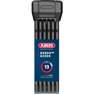 ABUS Bordo 6200K SH Faltschloss 6200K/90 BK