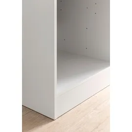 Held Eckschrank Mailand 110 x 85 x 60 cm Hochglanz Weiß