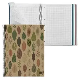 Miquelrius Collegeblock Eco Design A4 kariert mehrfarbig