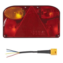 ProPlus 343646L Rückleuchte 6 Funktionen 237x137mm links für Anhänger Wohnwagen Wohnmobil